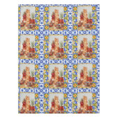 Nappe italien, art sicilien, maelica, tuiles, art baroqu (Devant)