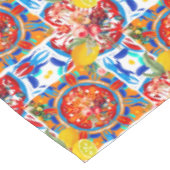 Nappe italien, été, agrumes, motifs floraux    (Angle)