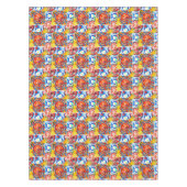 Nappe italien, été, agrumes, motifs floraux    (Devant)