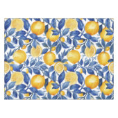 Nappe Italien Positano Citron Bleu Gras (Devant (Horizontal))