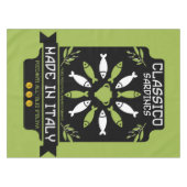 Nappe Italien Sardine Art Print Kitchen Cadeau (Devant (Horizontal))