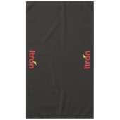 Nappe Itron black tablecloth 152 x 264 cm (Devant)