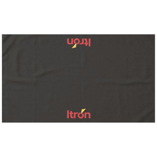 Nappe Itron black tablecloth 152 x 264 cm (Devant (Horizontal))