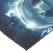 Nappe jack-o-lanterne sous la pluie (Angle)