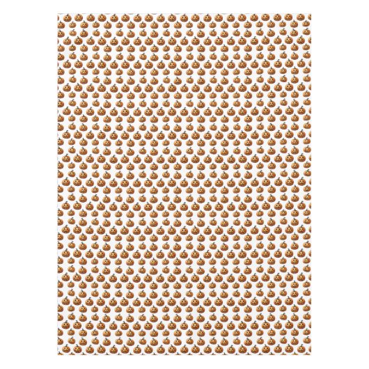 Nappe Jack O'Lanterns sur blanc (Devant)