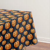 Nappe Jack O'Lanterns sur Noir (In Situ)