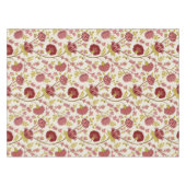 Nappe Jacobean Floral Pattern Rouge Rose Gold Crème (Devant (Horizontal))