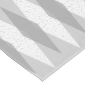 Nappe Jacquard gris moderne du milieu du siècle (Angle)