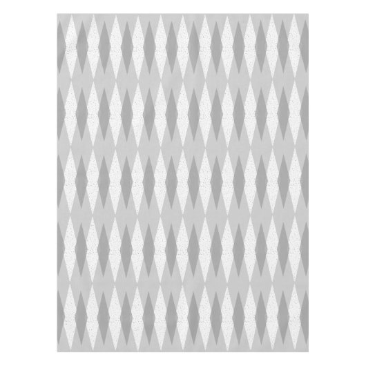 Nappe Jacquard gris moderne du milieu du siècle (Devant)