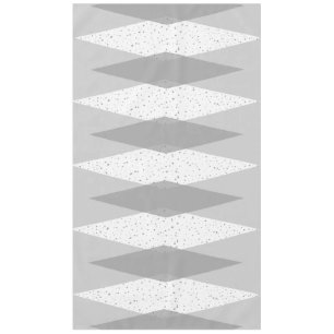 Nappe Jacquard gris moderne du milieu du siècle