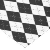 Nappe Jacquard noir et blanc (Angle)