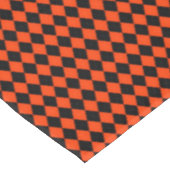 Nappe Jacquard-Orange-Noir-52x70 COTON TABLECLOTH (Angle)