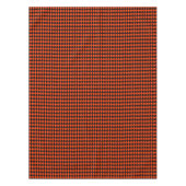 Nappe Jacquard-Orange-Noir-52x70 COTON TABLECLOTH (Devant)
