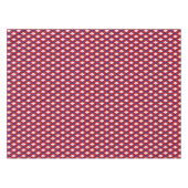 Nappe Jacquard rouge, blanc, bleu 1-52x70 EN COTON TABLE (Devant (Horizontal))