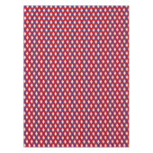 Nappe Jacquard rouge, blanc, bleu 1-52x70 EN COTON TABLE (Devant)