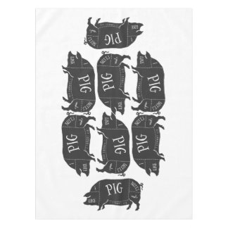 Nappe J'aime des bouts de porc et je ne peux pas me