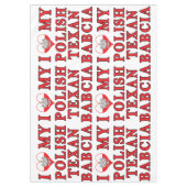 Nappe J'Aime Mon Texan Polonais Babcia (Devant)