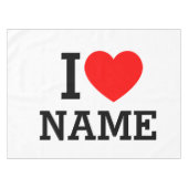 Nappe J'aime nom (Devant (Horizontal))