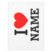 Nappe J'aime nom (Devant)