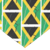 Nappe JAMAICA Drapeau Carte Stylé Patriotique Géométriqu (Angle)