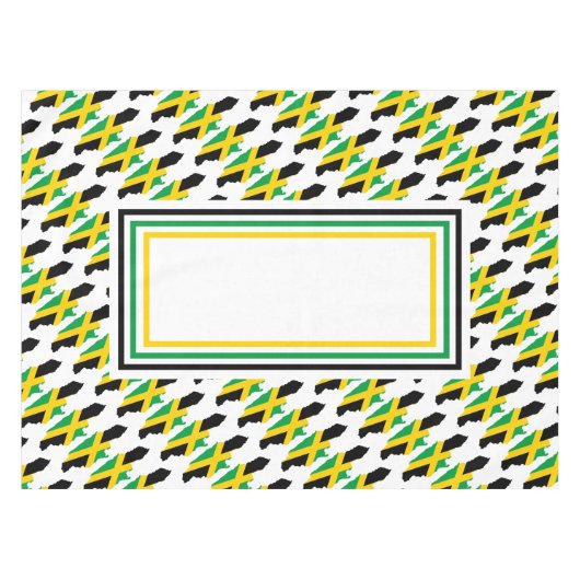 Nappe JAMAÏQUE DRAPEAU Patriotique (Devant (Horizontal))
