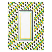 Nappe JAMAÏQUE DRAPEAU Patriotique (Devant)