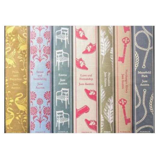 Nappe Jane Austen's books (Devant (Horizontal))
