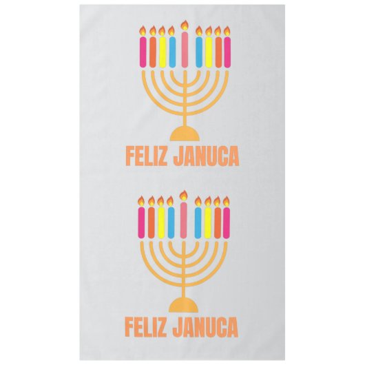 Nappe Januca, Joyeux Januca, Menorah, Masada, Janucia (Devant)