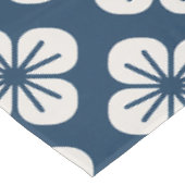 Nappe Japanese Navy Blue Ivory Floral Geometric Pattern (Angle)