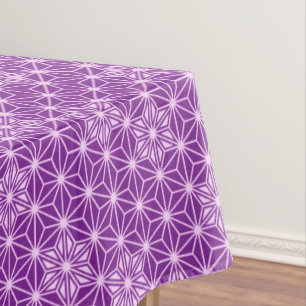Nappe Japonais Asanoha motif - améthyste violet