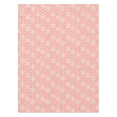 Nappe Japonais Asanoha motif - corail rose (Devant)