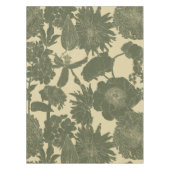 Nappe Jardin à la main et fleurs tropicales. (Devant)