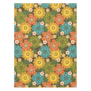 Nappe Jardin Allana Hawaïen Floral Graphique - Chaud