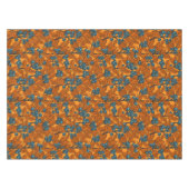 Nappe Jardin aux bleuets, bleu et orange (Devant (Horizontal))