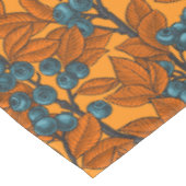 Nappe Jardin aux bleuets, bleu et orange (Angle)