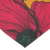 Nappe Jardin aux coquelicots rouges (Angle)