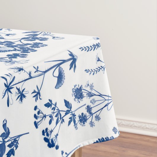 Nappe Jardin Bleu Fleur sauvage Motif (In Situ)