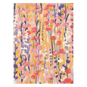 Nappe Jardin botanique floral abstrait moderne de fleurs