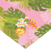 Nappe Jardin de feuillage tropical rose (Angle)