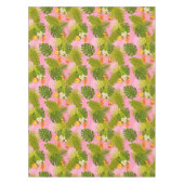 Nappe Jardin de feuillage tropical rose (Devant)