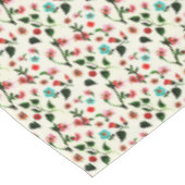 Nappe Jardin de fleurs de cerisier rose vintage (Angle)