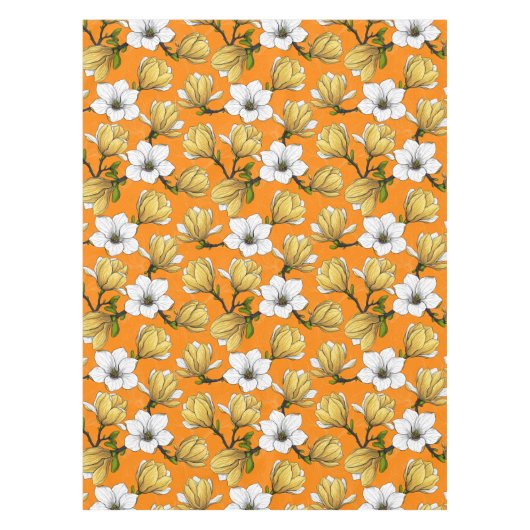 Nappe Jardin de Magnolia en jaune (Devant)