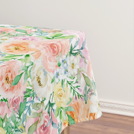 Nappe Jardin de roses pastel (In Situ)