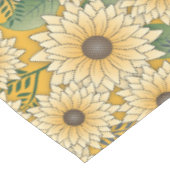Nappe Jardin de tournesol jaune fleuri gras (Angle)