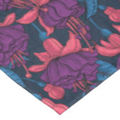 Nappe Jardin des colibris en violet et bleu (Angle)