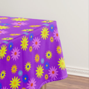 Nappe Jardin Fête Funky Retro les années 70 Flower Imp