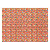 Nappe Jardin Floral Fleuri de printemps rouge (Devant (Horizontal))