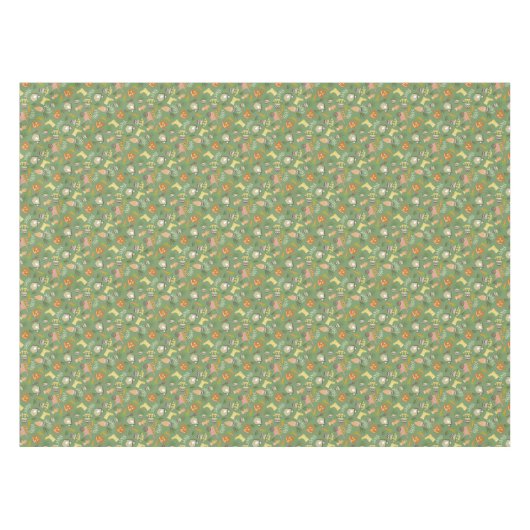 Nappe Jardin Floral Vert (Devant (Horizontal))