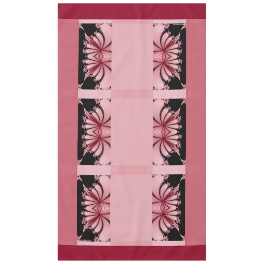 Nappe Jardin fractal orchidée A (Devant)