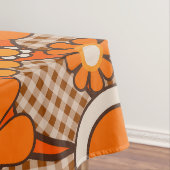 Nappe Jardin rétro En vichy Fleurs 60s les années 70 Flo (In Situ)